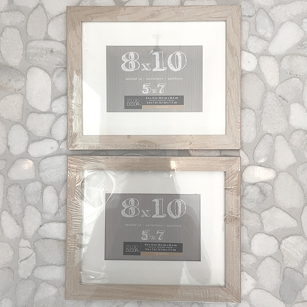 Picture Frames Matted 5 x 7 or 8 x 10 Set 2
